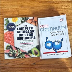 The Complete Ketogenic Diet for Beginners - White and Blue Cover.Set bundle keto